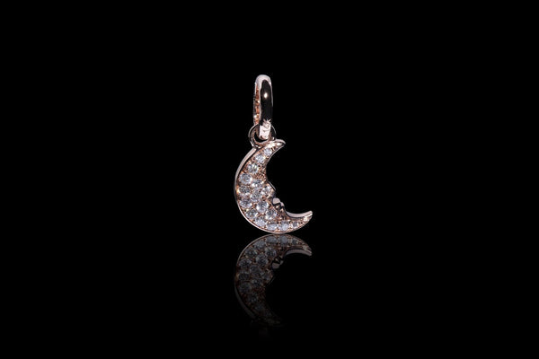 Crescent Moon Charm Diamond