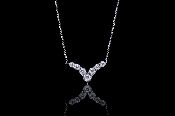 Gold V Necklace