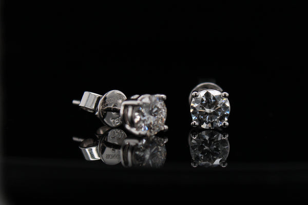 STL Solitaire Diamonds Earrings