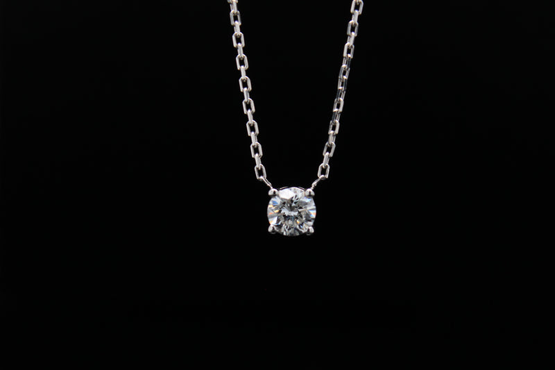 Single Stone Pendant Chain