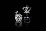 Square Plate Diamonds Earrings