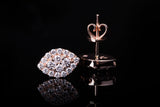 Eye Cluster Diamond Earrings